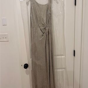 Calvin Klein Metallic Formal Gown